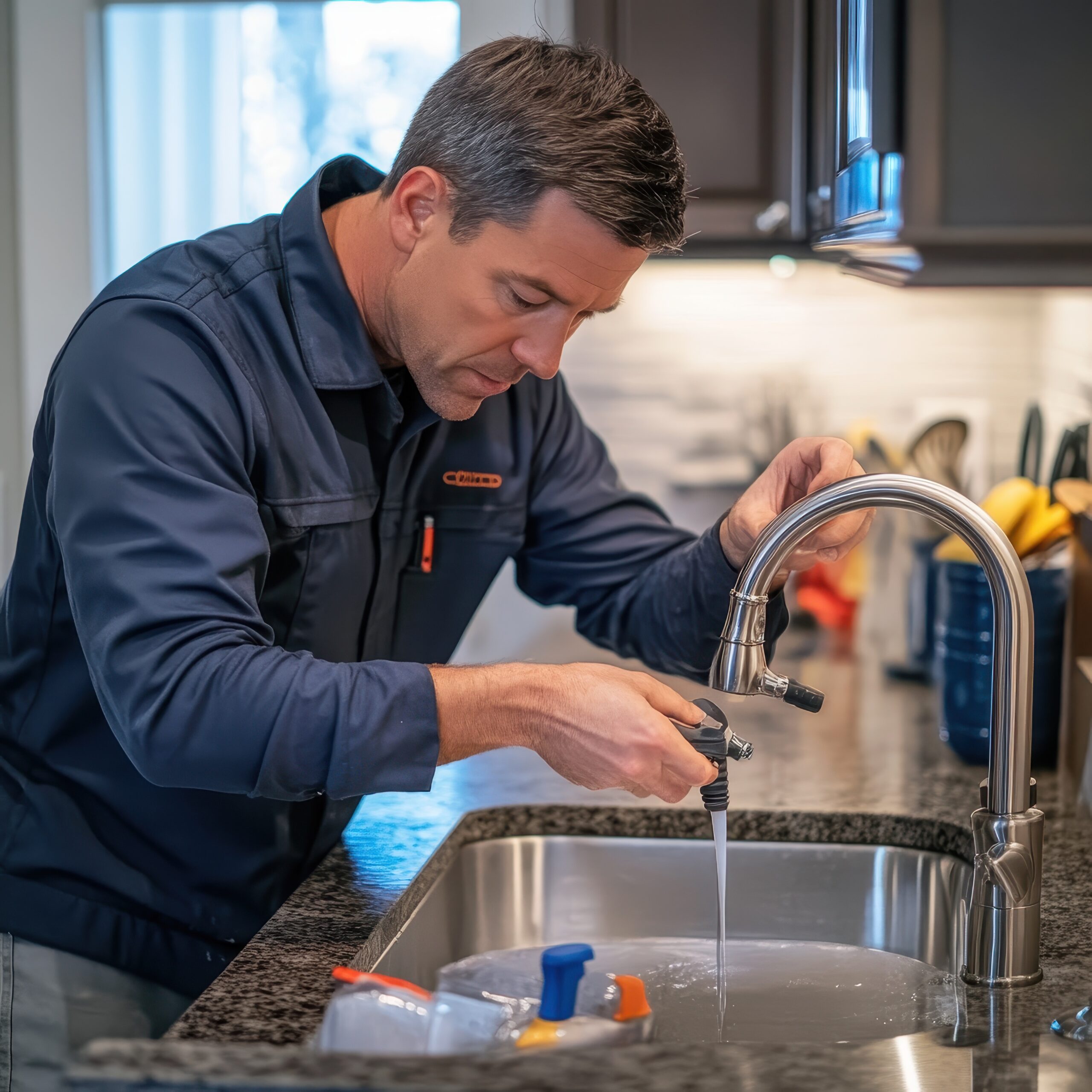 fixing leaky faucet kitchen sink
